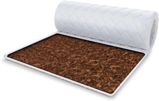 Topper Matratzenauflage mit KOKOS Matratzenschoner Kokosfaser H4, 180x200 cm