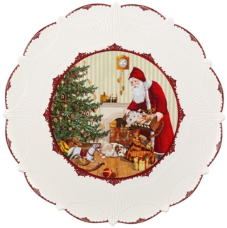 Villeroy & Boch Toy's Fantasy Gebäckteller ø 43 cm "Santa bringt Geschenke" - DS
