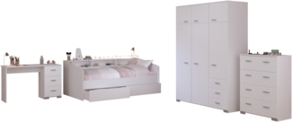 Parisot 'Sleep 40' 5-tlg. Kinderzimmer-Set, Holz weiß
