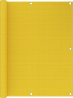 vidaXL Balkon-Sichtschutz Gelb 120x500 cm HDPE 311002