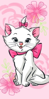 Disney Aristocats Marie Duschtuch Badetuch Strandtuch 70x140 cm