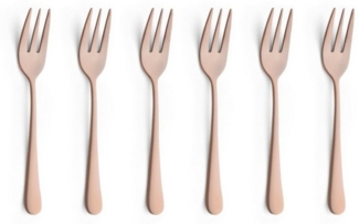 Amefa AUSTIN Kuchengabel Set 6-teilig PVD kupfer mattiert