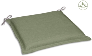 GO-DE 'Dora' Sitzkissen, Polyester salbeigrün, 47 x 45 x 5 cm