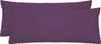 biberna Feinjersey-Kopfkissenbezug, dunkel violett, 40x60 cm