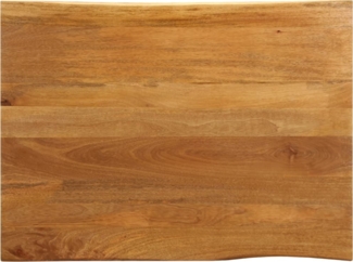 vidaXL Tischplatte mit Baumkante 90x80x2,5 cm Massivholz Mango 370771