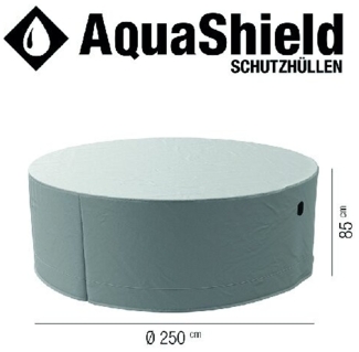 Siena Garden 'AquaShield' Sitzgruppenhülle, Polyester hellgrau, 250 x 250 x 85 cm