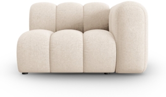 Micadoni Modul Lupine 1-Sitzer Rechts Chenille Helles Beige