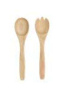 ASA Selection wood Salatbesteck 2-teilig, Salatgreifer, Besteckset, Gummibaumholz, Natur, 30 cm, 53930970