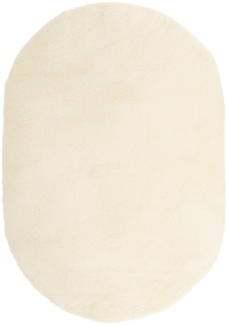 vidaXL Teppich Shaggy Hochflor NAVARRA Creme 300x200 cm Polyester 4102935
