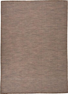 vidaXL Outdoor-Teppich Flachgewebe 200x280 cm Braun 340791