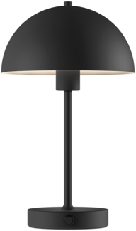 skølm 'Aeriala' LED-Tischlampe kabellos, mit USB-C aufladbar, inkl. 3 Helligkeitsstufen, schwarz, warmweißes Licht (Energieklasse G)
