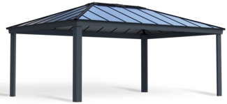 Palram - Canopia Aluminium Pavillon Dallas 1418 | Anthrazit | 611x425x208 cm
