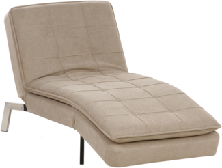 Beliani 'LOIRET' Chaiselongue verstellbar, Polyester, beige