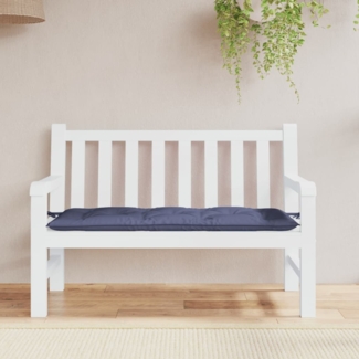 vidaXL Gartenbank-Auflage Marineblau 120x50x7 cm Oxford-Gewebe 378959