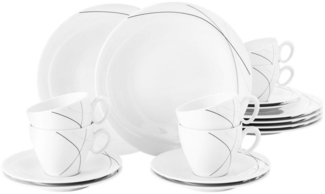 Seltmann Weiden Trio Highline Kaffeeservice 18-teilig - DS