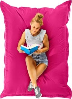 Green Bean® Outdoor Sitzsack, waschbar & wetterfest, Polyester-PVC-Stoff, Pink, 140x180 cm, 380 Liter