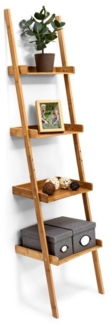 Leiterregal Bambus 4-stufig