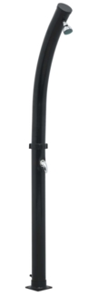 vidaXL Solardusche Schwarz 214 cm 20 L 92311
