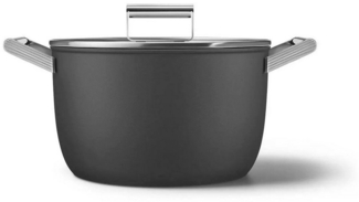 SMEG Kochtopf Kasserole Ø26 Schwarz CKFC2611BLM