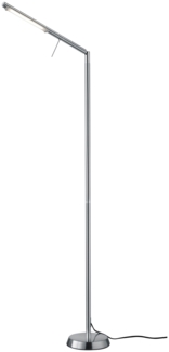 Trio Leuchten Standleuchte inkl. Sensordimmer LED, Metall nickel matt, 162 x 18 x 42 cm