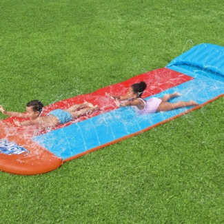 H2OGO!® Tsunami Splash Ramp™ 2-Personen-Wasserrutsche 472 x 140 x 30,5 cm