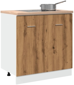 vidaXL Spülenunterschrank Artisan-Eiche 80x46x81,5 cm Holzwerkstoff 856078