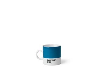 PANTONE Kaffeeservice, Fine Bone, Fine Bone, PANTONE Porzellan Espressotasse, dickwandig, spülmaschinenfest, 120ml