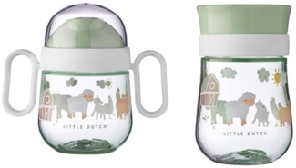 Mepal | Mio Set – 360° | Baby Trinklernbecher ab 6 Monate | auslaufsicher | spülmaschinengeeignet & BPA frei | Little Farm
