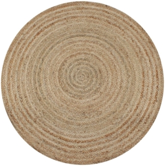 vidaXL Teppich Jute Geflochten 150 cm Rund 245338