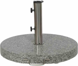Siena Garden Schirmständer GRANIT, 40 kg, Ø 50x7,5 cm 507043