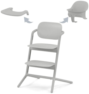Cybex Lemo 3-in-1 Kinderstuhl Suede Grey Grau