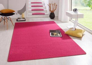 Kurzflor Teppich Fancy - 133x195x0,7cm