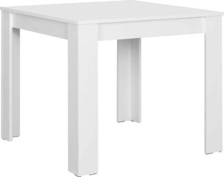 byLIVING Esstisch Nepal / Moderner Küchentisch in Weiß / Platzsparender Tisch / 90x90, H 75 cm