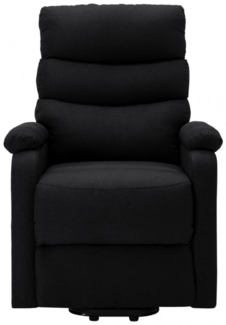 vidaXL Sessel mit Aufstehhilfe, Stoff schwarz [321238]