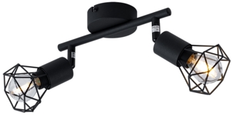 Deckenleuchte Wohnzimmer Deckenstrahler 2 Flammig Deckenlampe 54802S-2