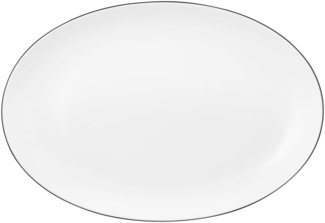 Seltmann Weiden Lido Black Line Servierplatte oval 35 x 24 cm - DS