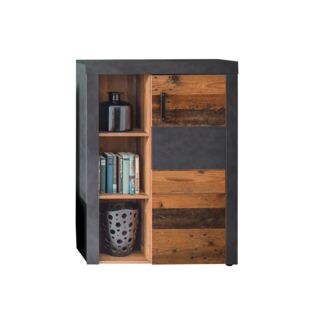 Trendteam 'Indy' Highboard, Shabby und Matera grau, 118 x 34 x 87 cm