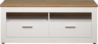 Trendteam 'Shade' TV-Lowboard, Andersen Pinie weiß & Eiche Artisan, 148 x 59 cm, ohne Beleuchtung