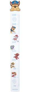roba 'Paw Patrol' Messlatte, Holz, weiß / blau, Skala von 70 cm bis 150 cm