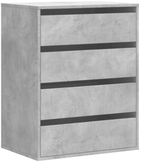 vidaXL Kommode Betongrau 60x41x76 cm Holzwerkstoff 852873