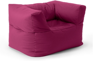Lumaland Sitzsack-Sofa, Polyester, Sessel, Rotwein, 70 x 72 x 96 cm