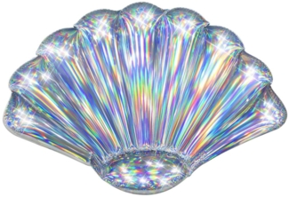 Bestway Luftmatratze Iridescent, PVC silber, 185,5x114 cm
