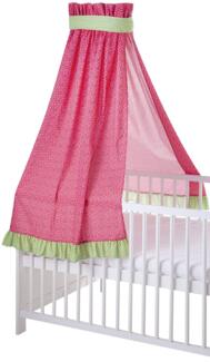 Julius Zöllner Bett-Set Sweet Heart inkl. Bettwäsche, Himmel und Nestchen