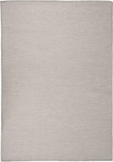 vidaXL Outdoor-Teppich Flachgewebe 140x200 cm Taupe 340782