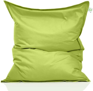 Green Bean® Sitzsack, waschbar, Polyester-PVC-Stoff, Apfelgrün, 140x180 cm, 380 Liter