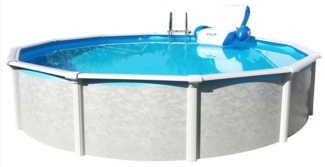 Steinbach Stahlwand Swimming Pool Set "Grande rund", Ø 366 x 135 cm, ohne Zubehörset