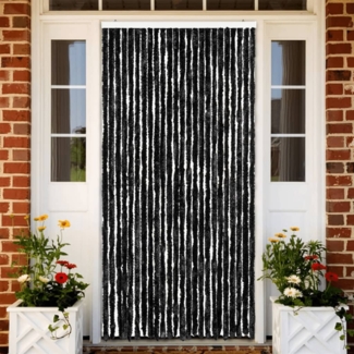 vidaXL Insektenschutz-Vorhang Anthrazit 100x220 cm Chenille 284290