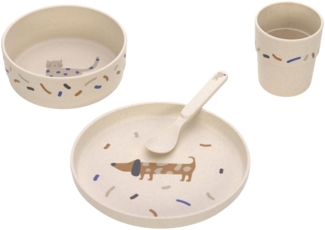 Lässig Geschirr-Set 4-tlg. Little Mateys Royal Blau - A