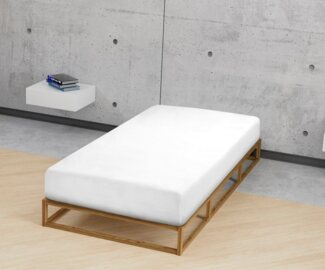 biberna Feinbiber-Spannbetttuch 0002744, weiß, 1x 140x200 cm - 160x200 cm