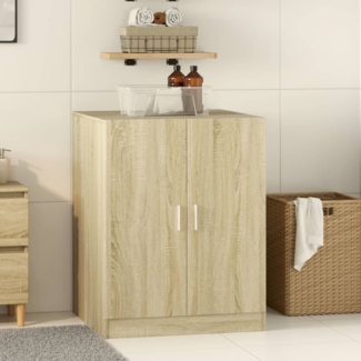 vidaXL Waschmaschinenschrank, Holz, 91,5 x 70,5 x 71,5 cm, Sonoma Eiche